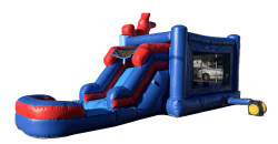SpiderManCombo2 1767400617 Spider-Man Bounce House w/ Slide - Wet/Dry