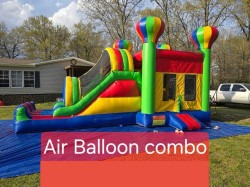 Air Balloon Bounce House w/ Slide